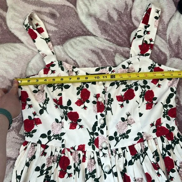 Collectif Jemima Rose Dance Swing Dress - Picture 8 of 13